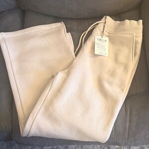 TALA Women's Wide Leg Sweatpants - Cream